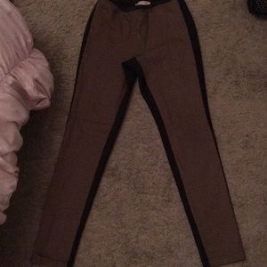 Philosophy Brown Black Houndstooth Plaid